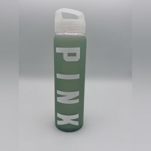 PINK Victoria's Secret Mint Glass Water Bottle